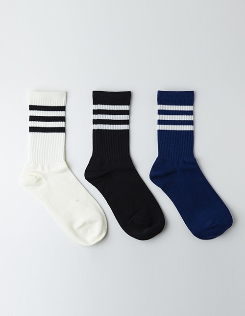 트리플 라인 - socks (3종1set)