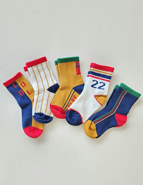 스포티 쿨 - socks (5종1set)