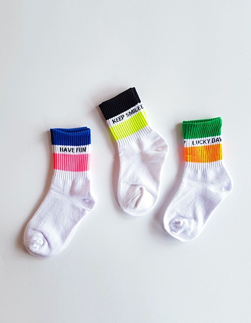 네온팝 - socks (3종1set)